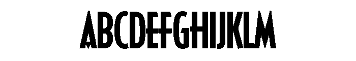 Casablanca Condensed Medium Alt Font UPPERCASE