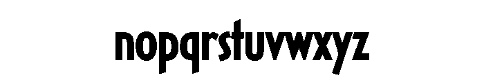 Casablanca Condensed Medium Font LOWERCASE