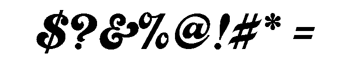 Casey Bold Font OTHER CHARS