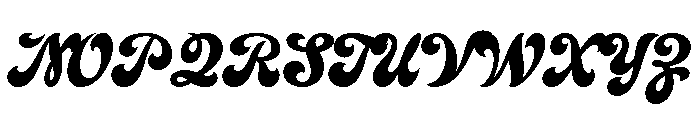 Casey Bold Font UPPERCASE