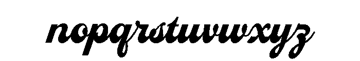 Casey Bold Font LOWERCASE