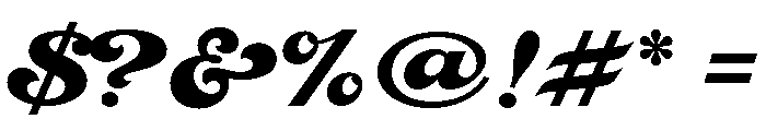 Casey Ultra Font OTHER CHARS