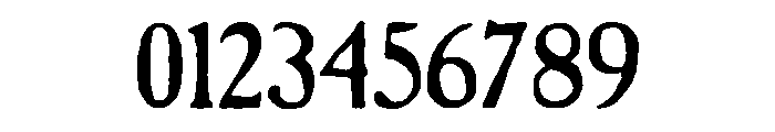 Caslon Antique Regular Font OTHER CHARS