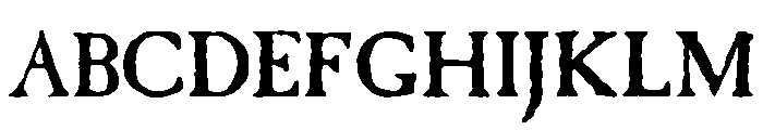 Caslon Antique Regular Font UPPERCASE
