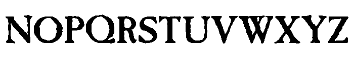 Caslon Antique Regular Font UPPERCASE
