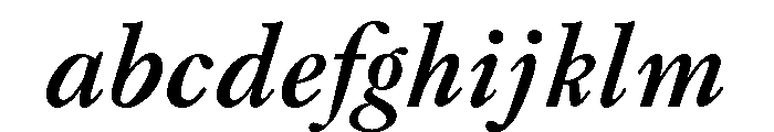 Caslon Bold Italic FONT