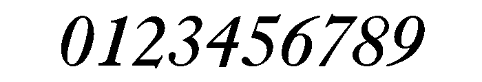 Caslon Long Bold Italic Font OTHER CHARS