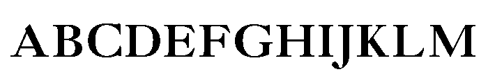 Caslon Long Bold Font UPPERCASE