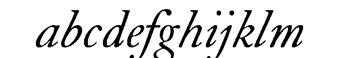 Caslon Long Regular Italic FONT
