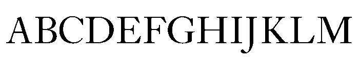 Caslon Long Regular Font UPPERCASE