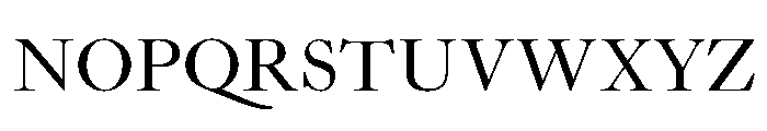 Caslon Long Regular Font UPPERCASE