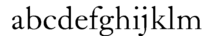 Caslon Regular FONT
