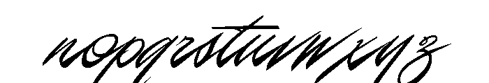 Casual Script Regular Font LOWERCASE