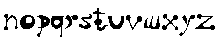 Catalan Regular Font LOWERCASE