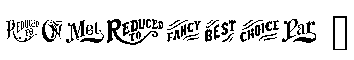 Catchwords Regular Font OTHER CHARS