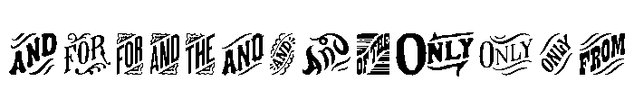 Catchwords Regular Font UPPERCASE
