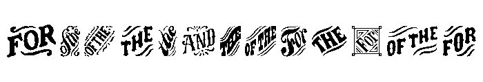 Catchwords Regular Font UPPERCASE