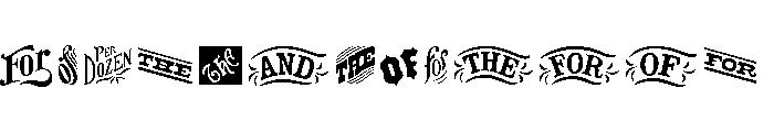 Catchwords Regular Font LOWERCASE