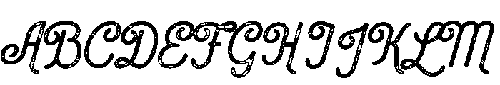 Catfish Bold Rough Font UPPERCASE
