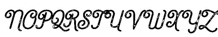 Catfish Bold Rough Font UPPERCASE