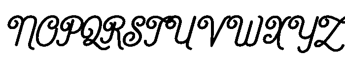 Catfish Bold Font UPPERCASE