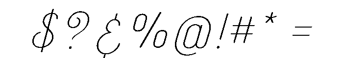 Catfish Light Font OTHER CHARS