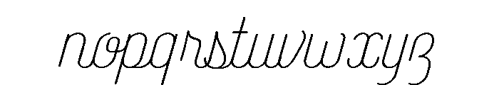 Catfish Light Font LOWERCASE