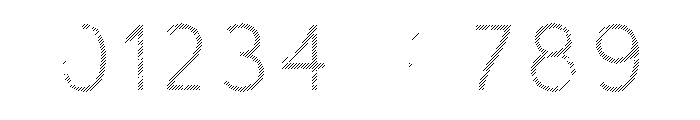 Cavalcade Inline Dashed Font OTHER CHARS