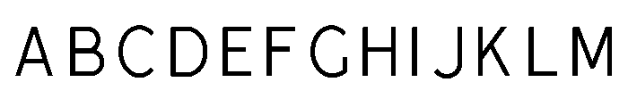 Cavalcade Inline Font UPPERCASE
