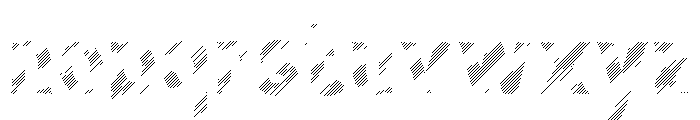 Cavalcade Lined Font LOWERCASE