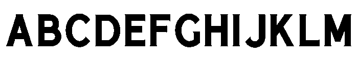 Cavalcade Regular Font UPPERCASE