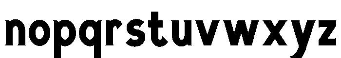 Cavalcade Regular Font LOWERCASE