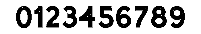 Cavalcade Rough Font OTHER CHARS