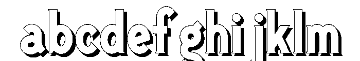 Cavalcade Shadow FONT