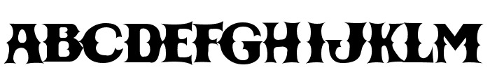 CBGBFontSolid Font UPPERCASE