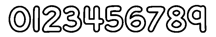 CCDashToSchoolOutline Regular Font OTHER CHARS