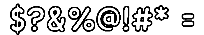 CCDashToSchoolOutline Regular Font OTHER CHARS