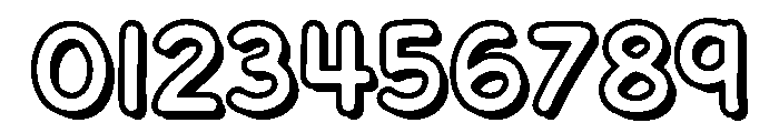 CCDashToSchoolShadow Regular Font OTHER CHARS