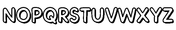 CCDashToSchoolShadow Regular Font UPPERCASE