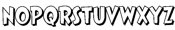 CCThatsAllFolks Open Font UPPERCASE