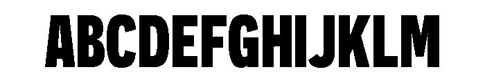Cc Chills Extra Bold Font UPPERCASE