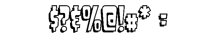 Cc Deadline Variable Regular Font OTHER CHARS