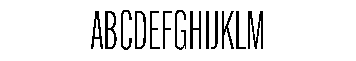 Cc Dynamic Duo Open Variable Extra Light Font UPPERCASE