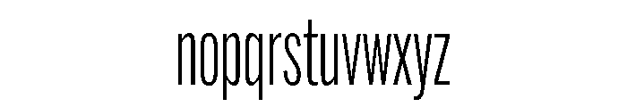 Cc Dynamic Duo Open Variable Extra Light Font LOWERCASE