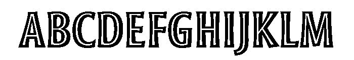 Cc Dynamic Duo Open Variable Semibold Font UPPERCASE