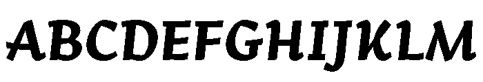 Cc Goth Chic Bold Italic Font UPPERCASE