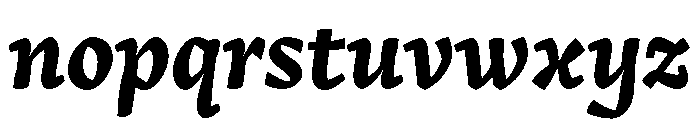 Cc Goth Chic Bold Italic Font LOWERCASE