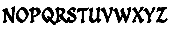 Cc Goth Chic Bold Font UPPERCASE