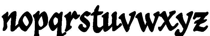 Cc Goth Chic Bold Font LOWERCASE