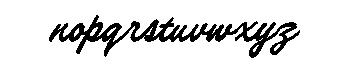 Cc Matinee Idol Regular Font LOWERCASE